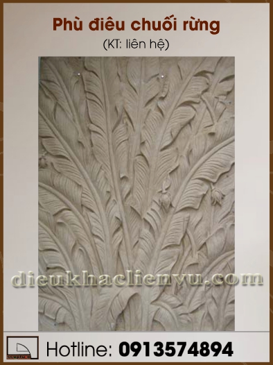 Phù điêu chuối rừng